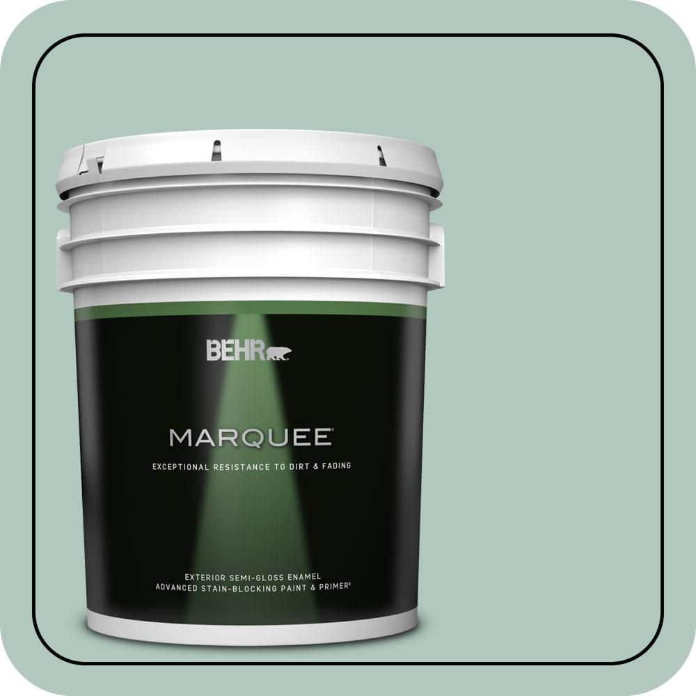 BEHR MARQUEE 5 gal. #480E-3 Marina Isle Semi-Gloss Enamel Exterior Paint & Primer