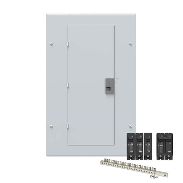 ABB 125 Amp 24-Space 48-Circuit Main Lug Indoor Plug-On Neutral Load Center Value Pack (PAL2412PA)