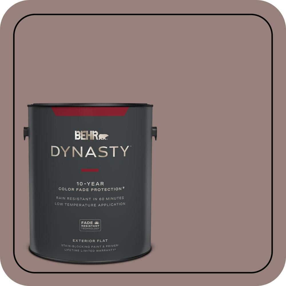 BEHR DYNASTY 1 gal. #N130-5 Mystere Flat Exterior Stain-Blocking Paint & Primer