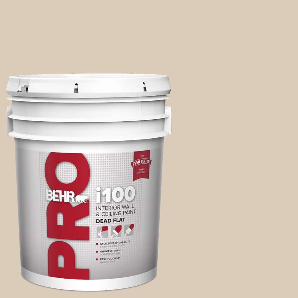 BEHR PRO 5 gal. #ICC-22 Haze Dead Flat Interior Paint (1)