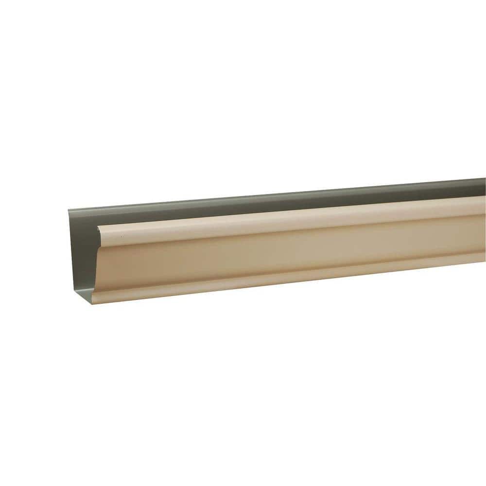 Amerimax Home Products 6 in. x 10 ft. K-Style Light Maple Aluminum Gutter