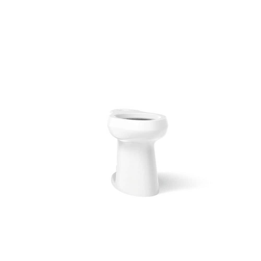 KOHLER Highline Extra Tall 12 in. Rough In Elongated Toilet Bowl Only in White, Seat Not Included (3)
