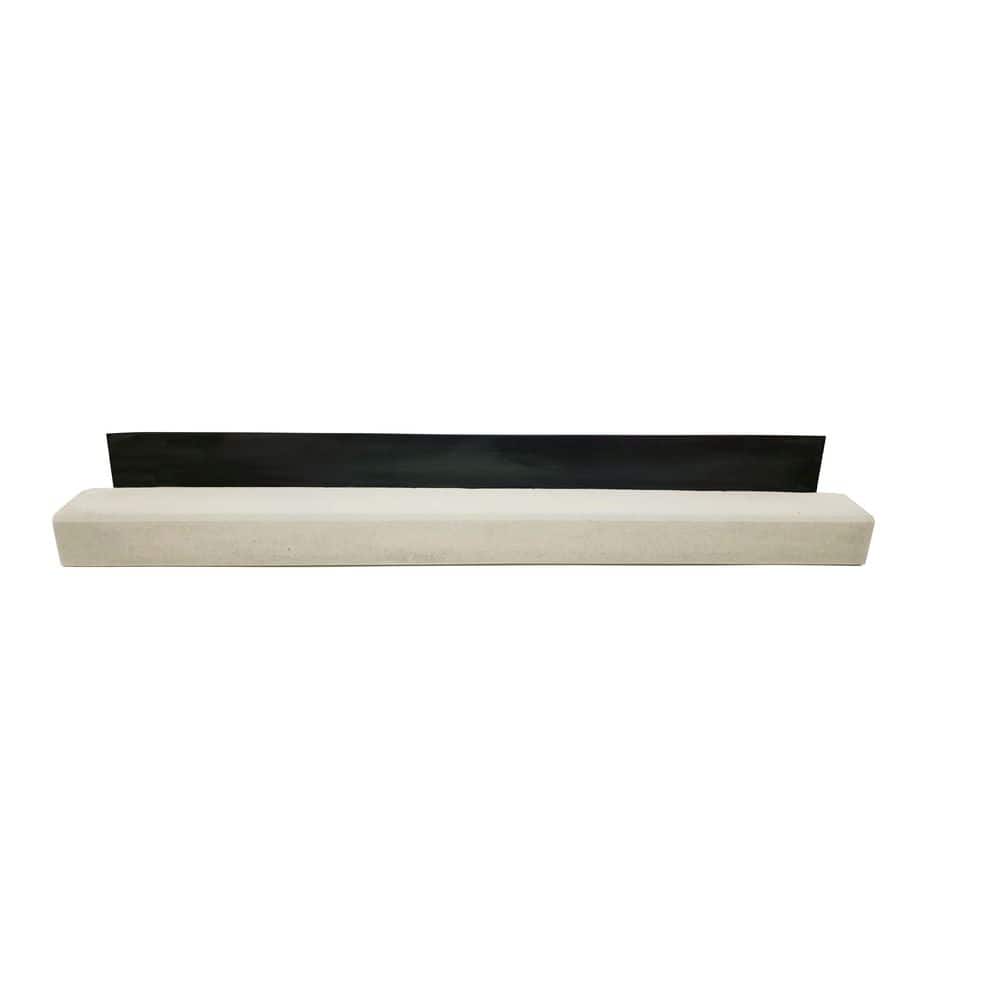 Silvermine Stone 2 1/2 in x 3 1/4 in x 3 Manufactured Stone Manufactured Stone Sill Trim Rainier (Box of 3)