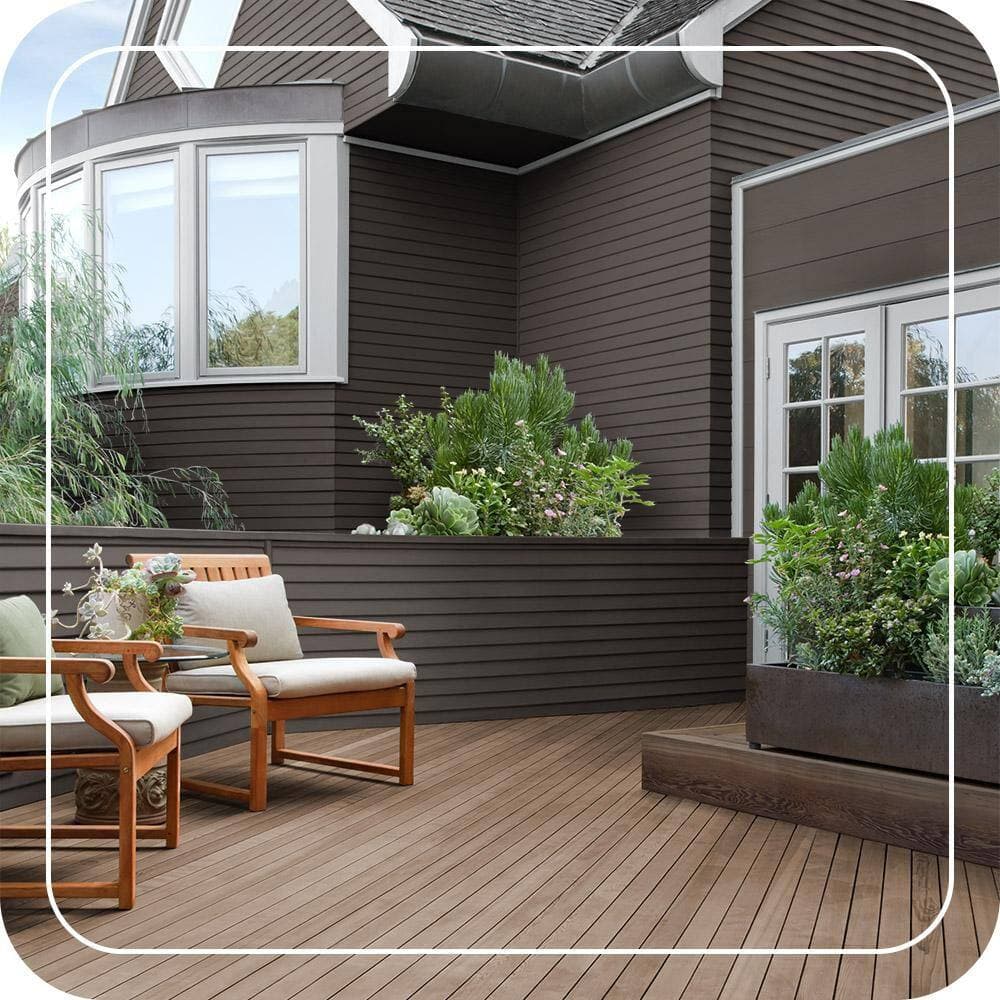 BEHR #PPU5-01 Color House and Fence Exterior Wood Stain (3)