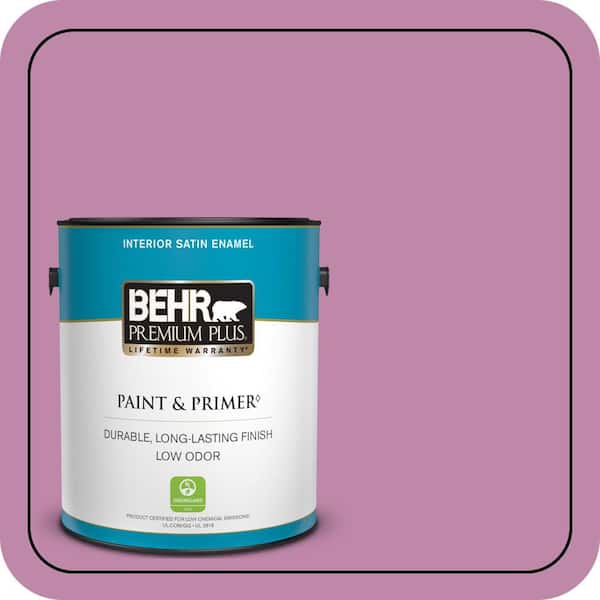 BEHR PREMIUM PLUS #M120-5 Rosy Enamel Low Odor & Primer (3)