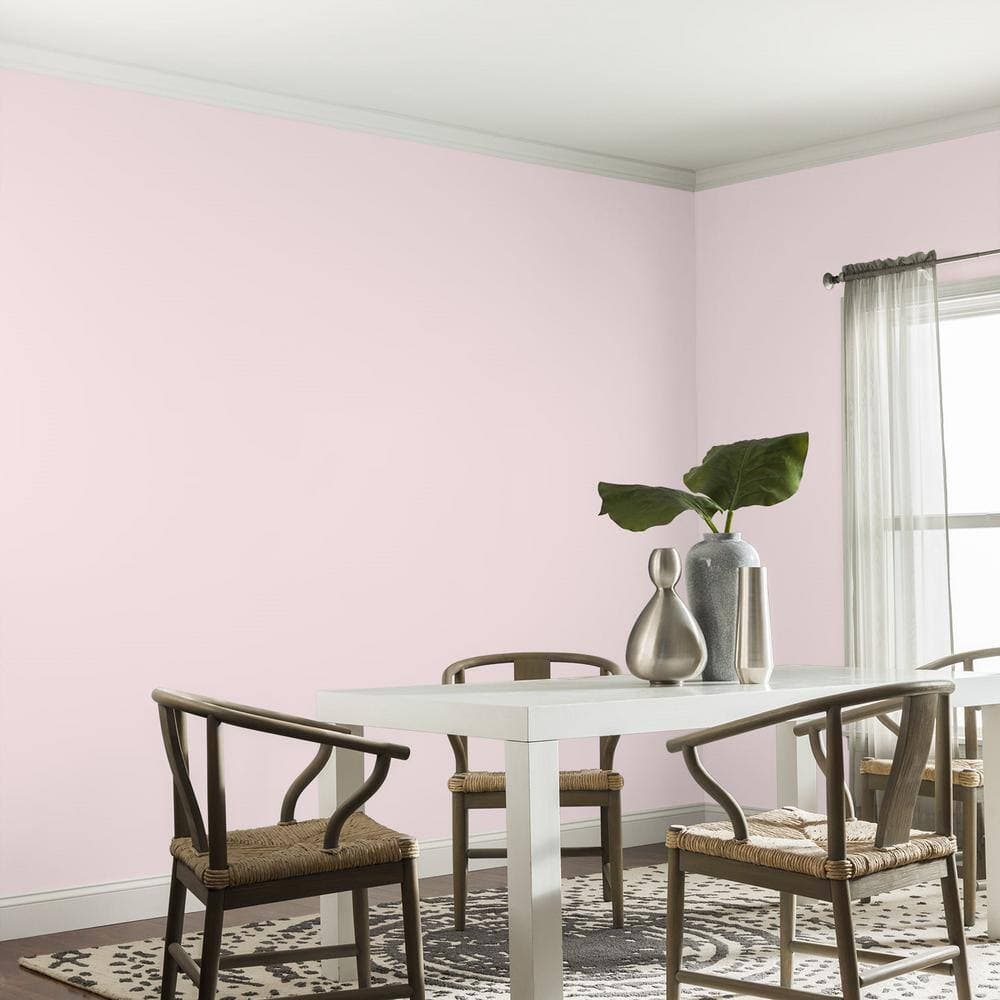 Glidden Diamond 1 gal. PPG1048-2 Silk Sheets Eggshell Interior Paint (4)