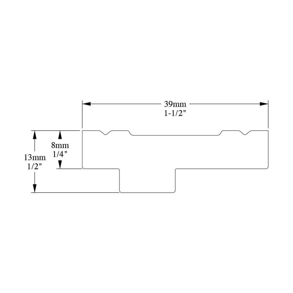 ORAC DECOR 1-1/2 in. x 1/2 in. x 78-3/4 in. Primed White Plain Polystyrene Crown Moulding (8-Pack) (2)