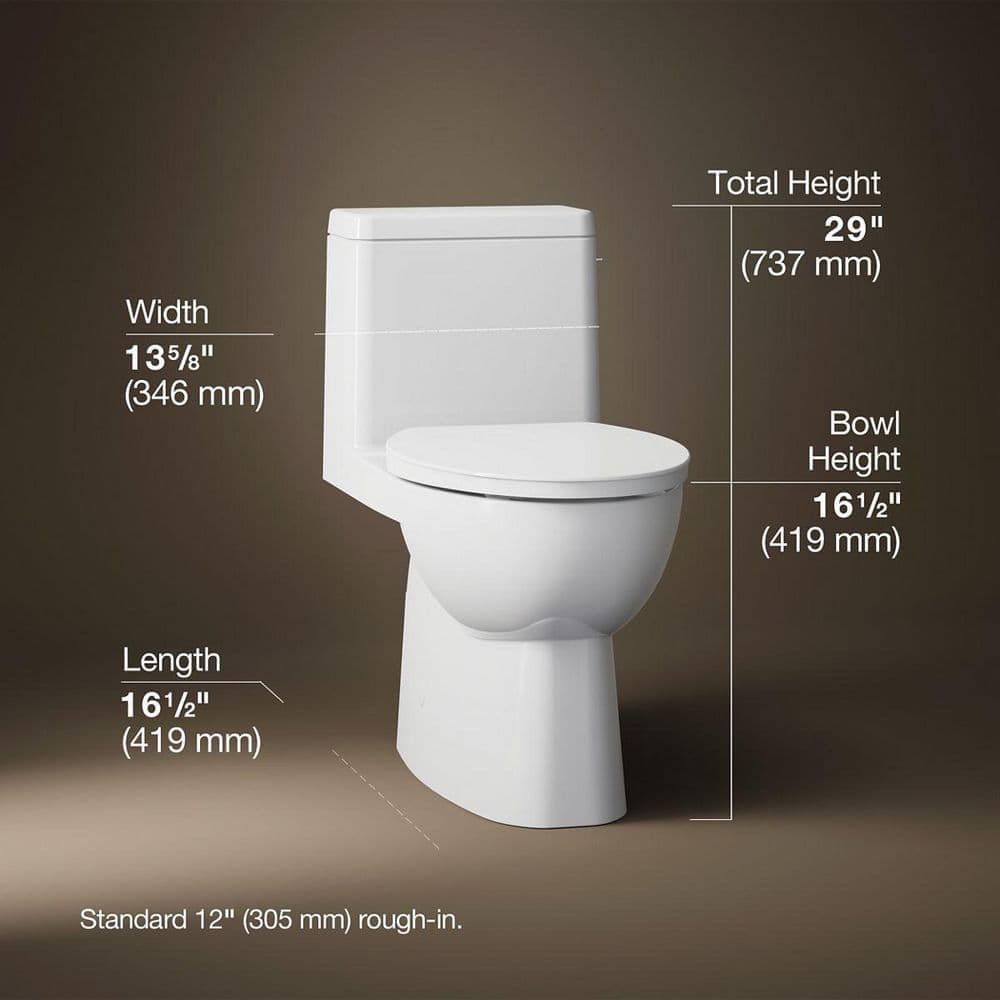 KOHLER REACH CH 1PC 1.28 EB TLT, RH (2)