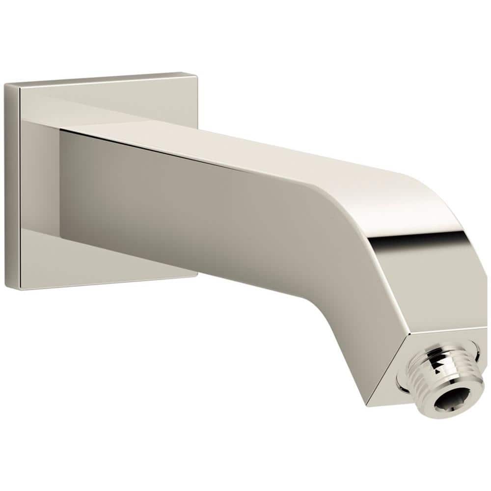 KOHLER Loure 2.5 in. Wall Mount Shower Arm in Vibrant Polished Nickel (1)