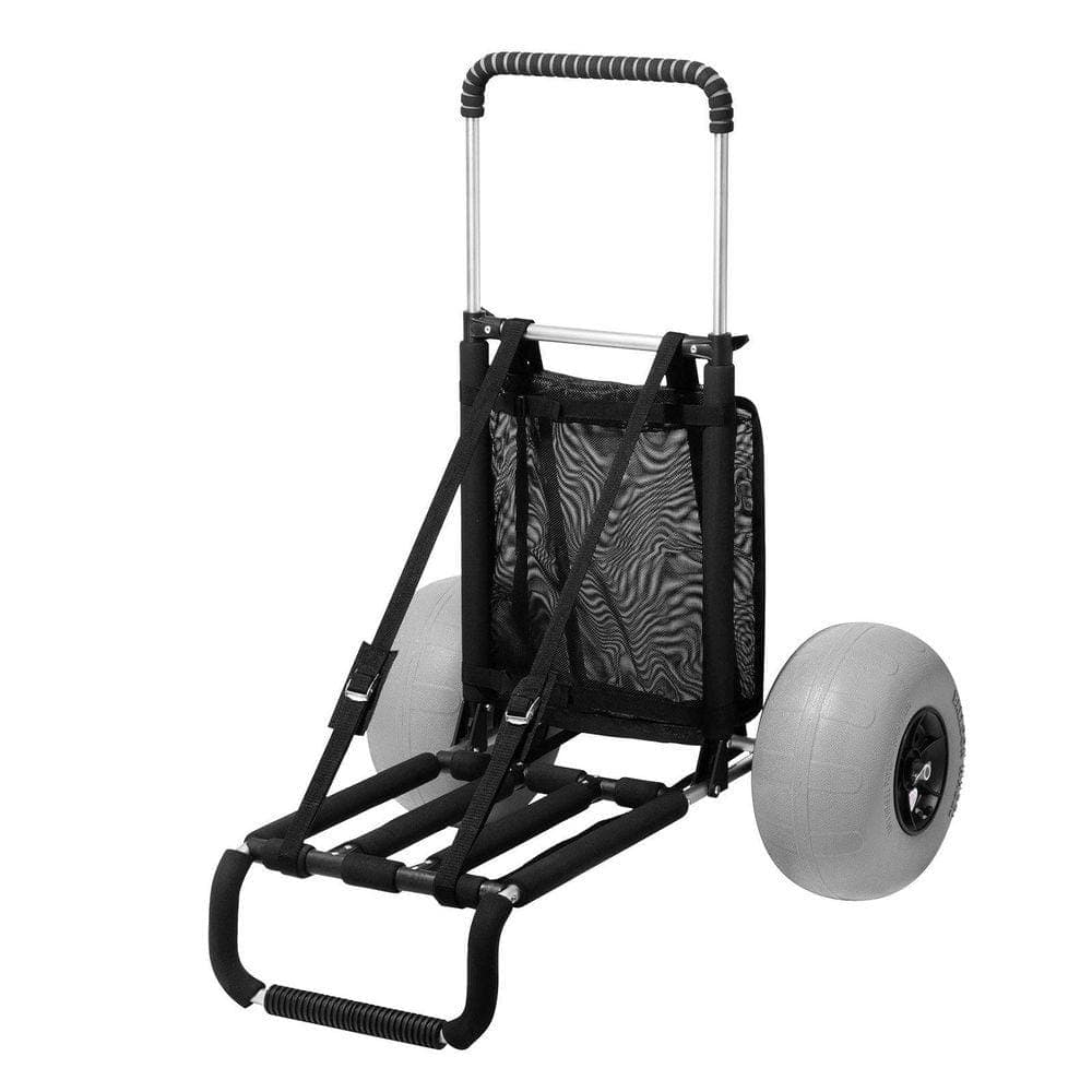 Miscool Avex 165 lb. Capacity Hand Truck Foldable Beach Dolly with Big Wheels for Sand