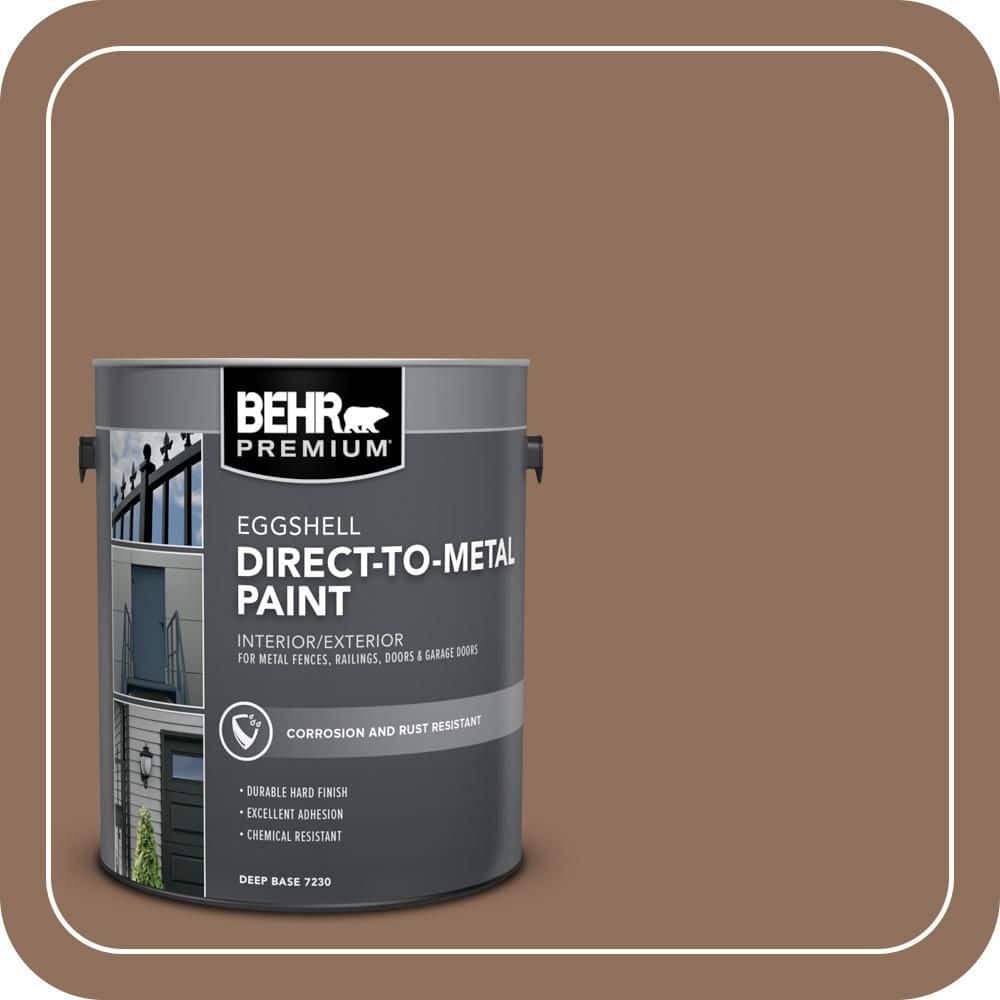 BEHR PREMIUM 1 gal. #N240-6 Wild Mustang Eggshell Direct to Metal Interior/Exterior Paint