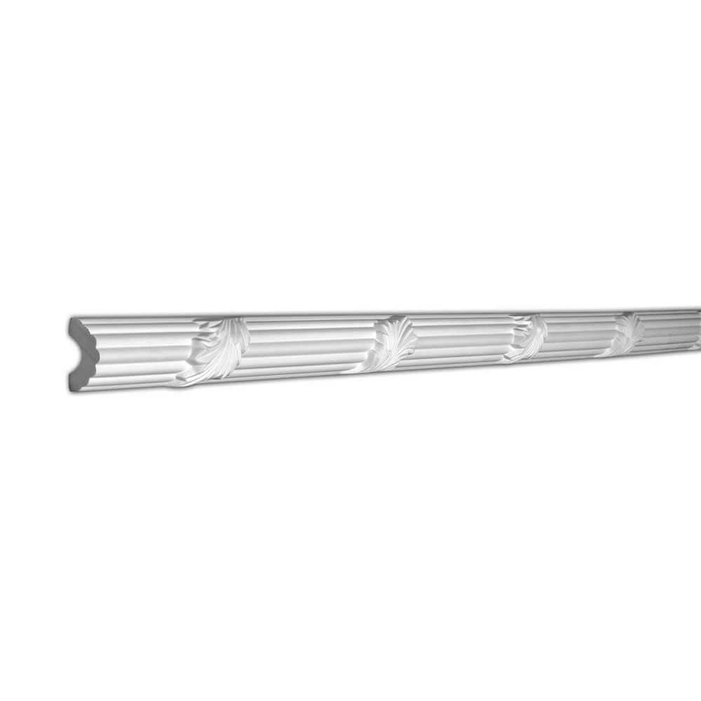 American Pro Decor 1-1/8 in. x 1-3/4 in. x 94-1/2 in. Acanthus Polyurethane Panel Moulding Pro Pack 47 LF (6-Pack) (1)