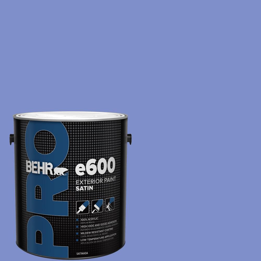 BEHR PRO 1 gal. #P540-5 Pansy Garden Satin Exterior Paint