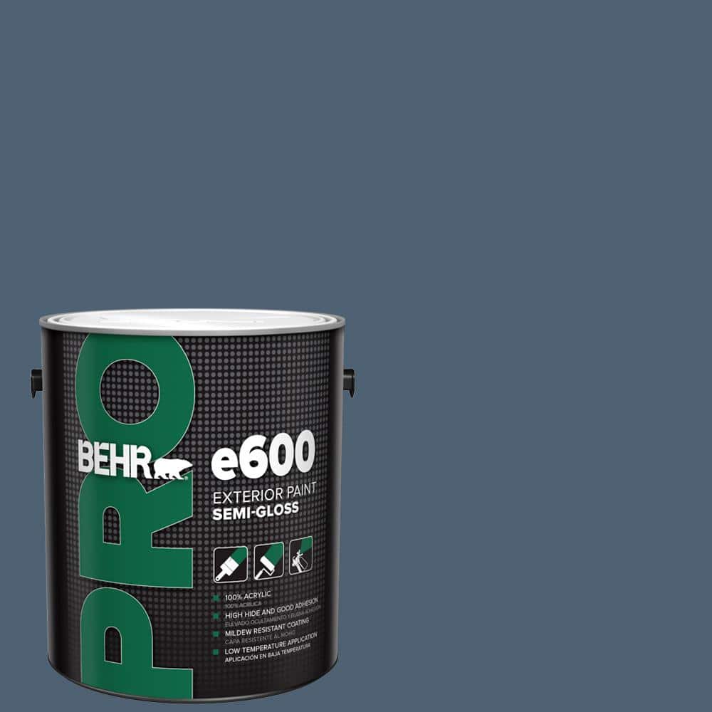 BEHR PRO 1 gal. #PPU14-19 English Channel Semi-Gloss Acrylic Exterior Paint