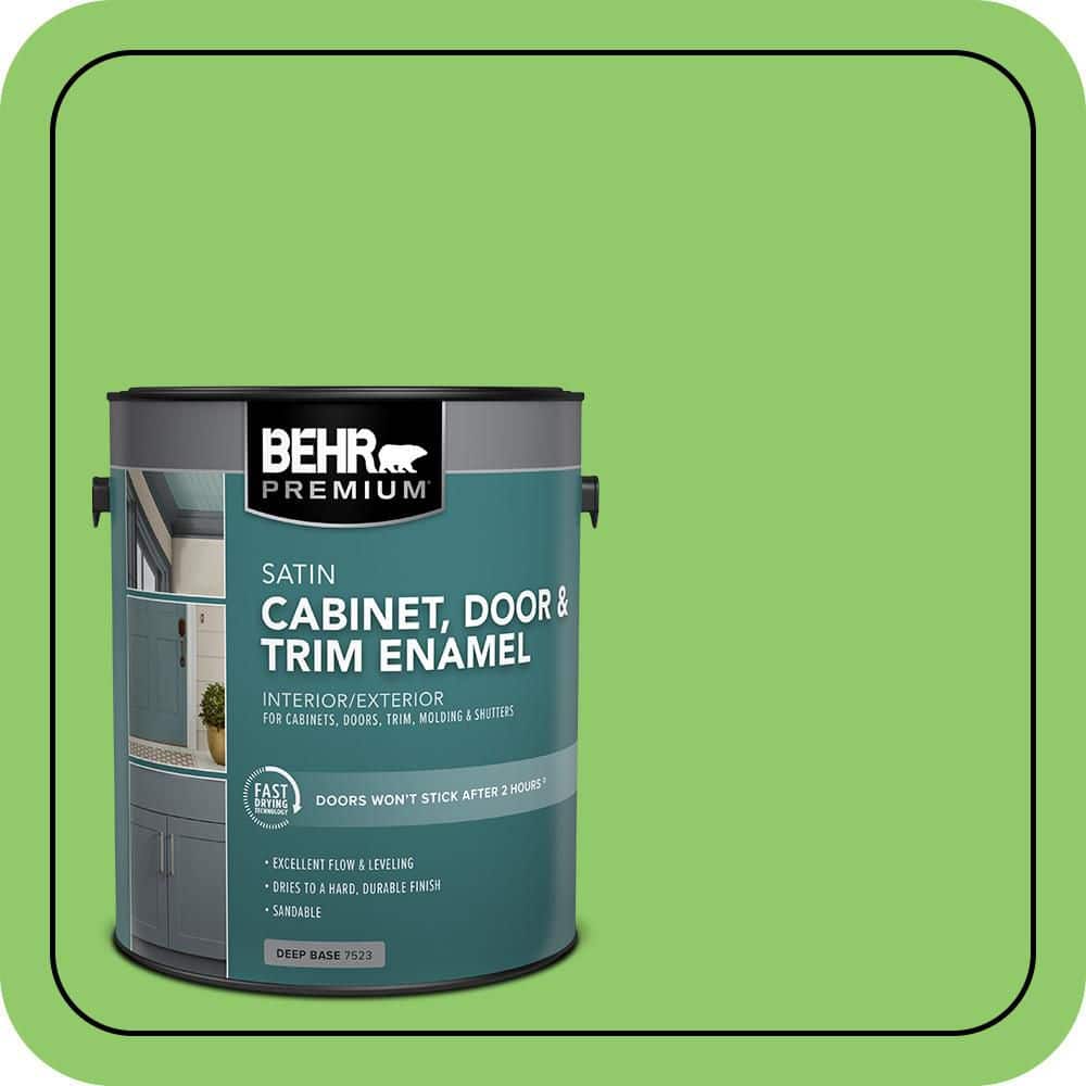 BEHR PREMIUM 1 gal. #430B-5 Apple Orchard Satin Enamel Interior/Exterior Cabinet, Door & Trim Paint