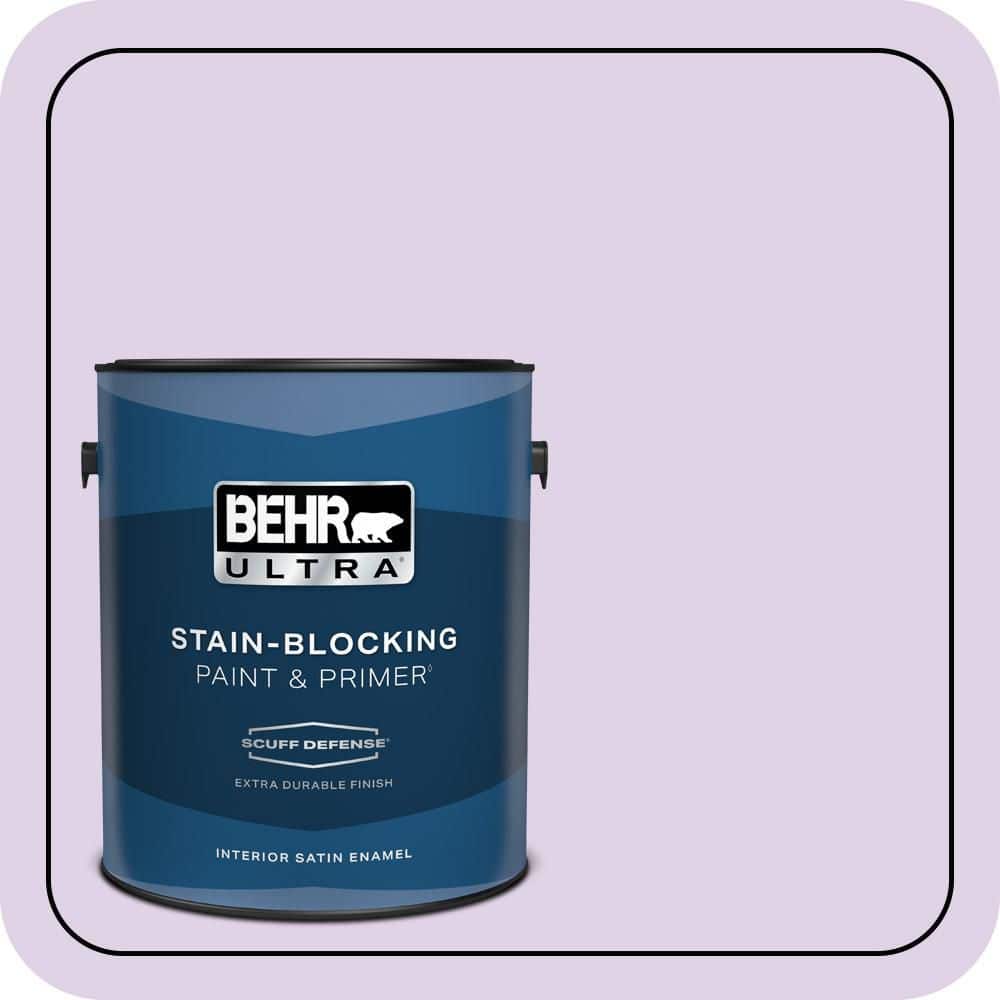 BEHR ULTRA 1 gal. #M570-2 Monologue Extra Durable Satin Enamel Interior Paint & Primer