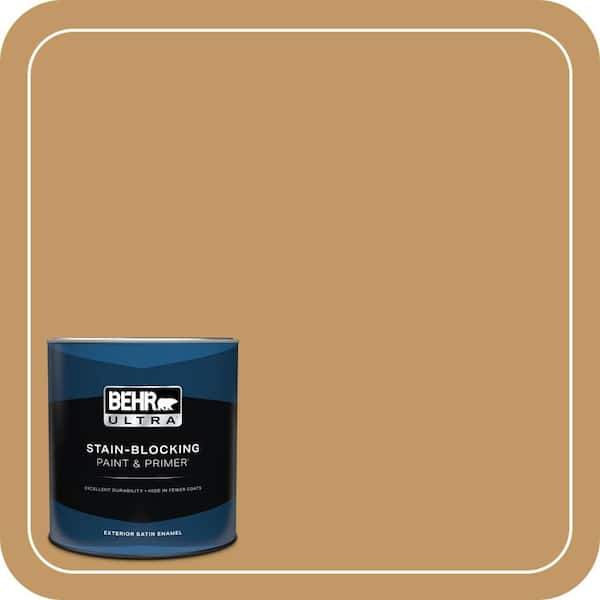 BEHR PREMIUM PLUS #310F-5 Donegal Tweed Enamel Interior Stain-Blocking Paint and Primer (4)