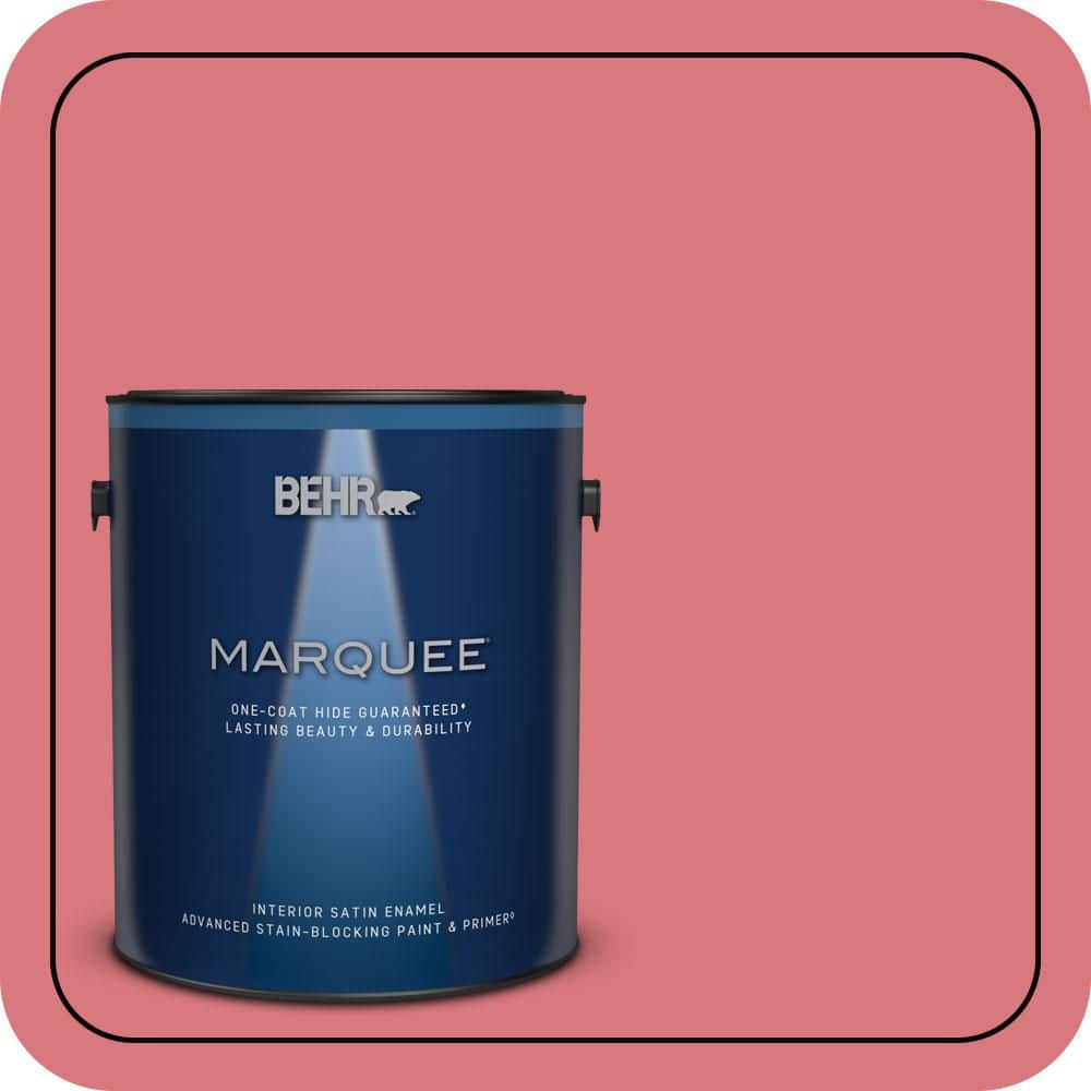 BEHR MARQUEE 1 gal. #P160-4 Juicy Details Satin Enamel Interior Paint & Primer