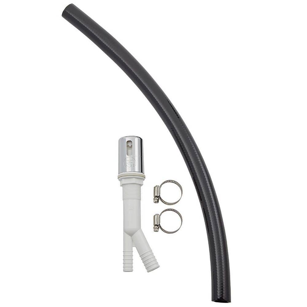 Everbilt Dishwasher Air Gap Chrome With Hose