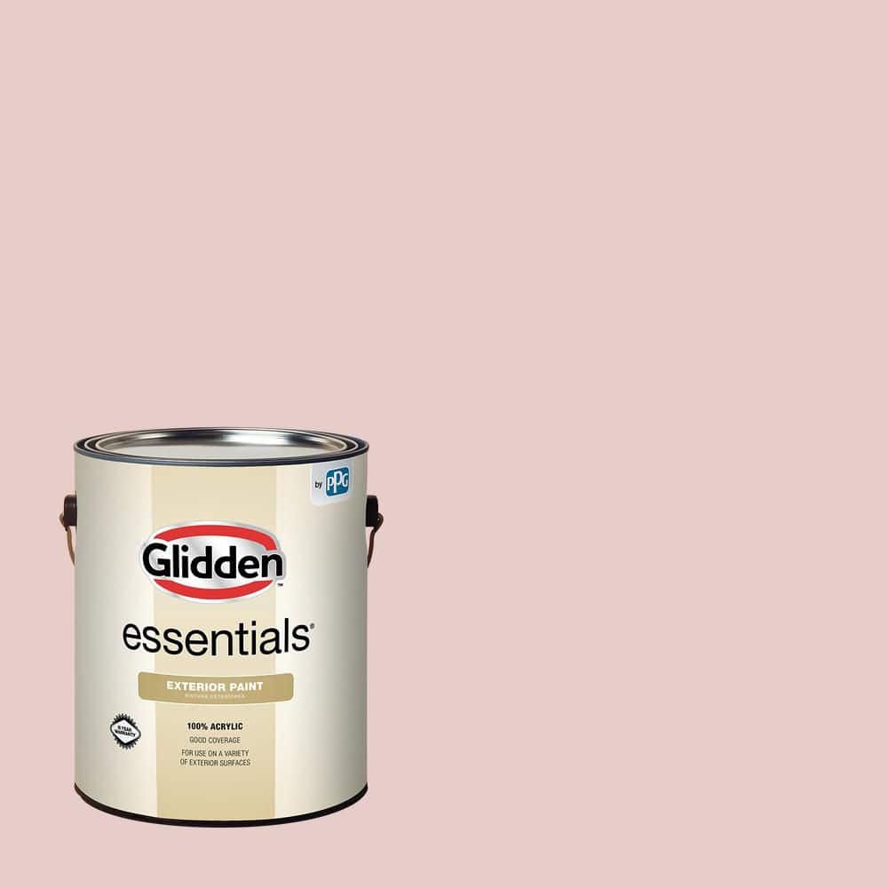 Glidden Essentials 1 gal. PPG1054-3 Whirligig Satin Exterior Paint