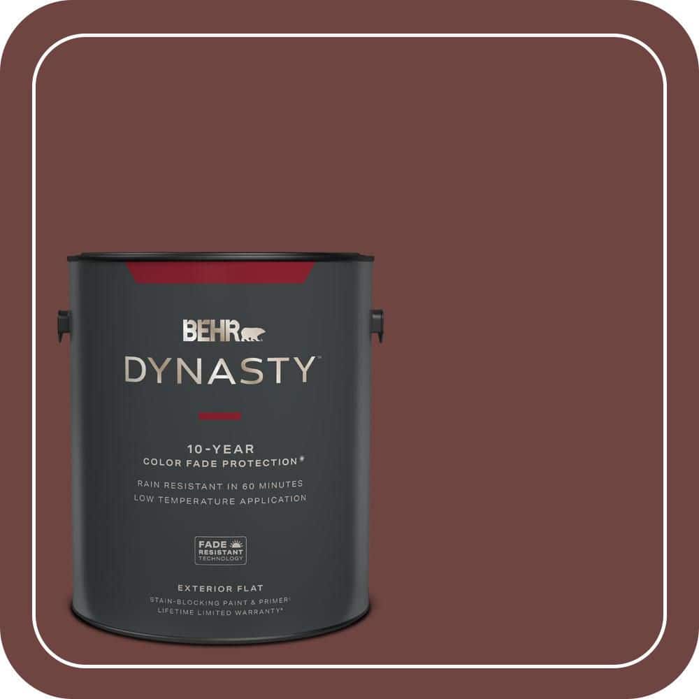 BEHR DYNASTY 1 gal. #S-G-710 Hawaiian Cinder Flat Exterior Stain-Blocking Paint & Primer