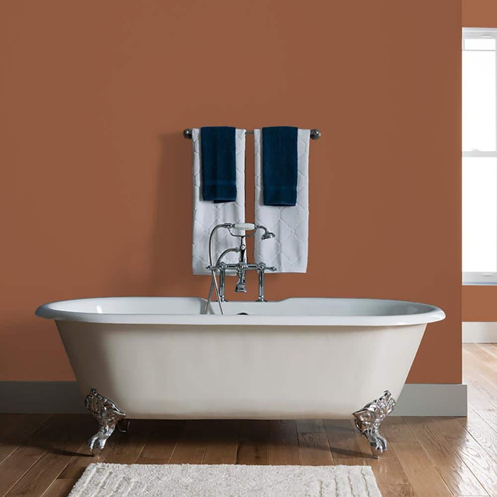 Glidden 8 oz. PPG1068-7 Spiced Cider Satin Interior Paint Sample (3)