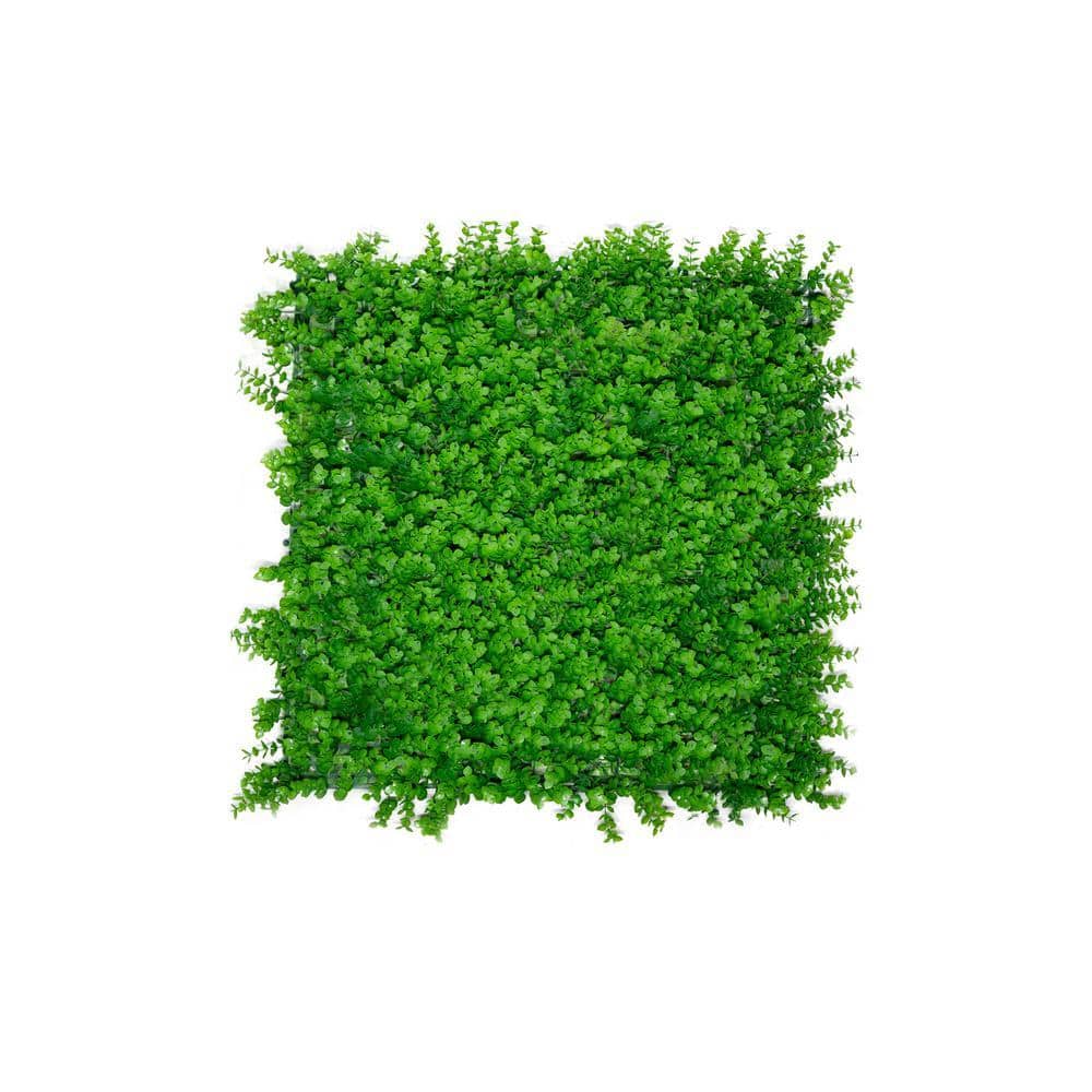 cenadinz 20-Piece 20 in. x 20 in. Plastic Privacy Fence Screen Green Mesh Fabric Panels for Garden Fence (Type#1)