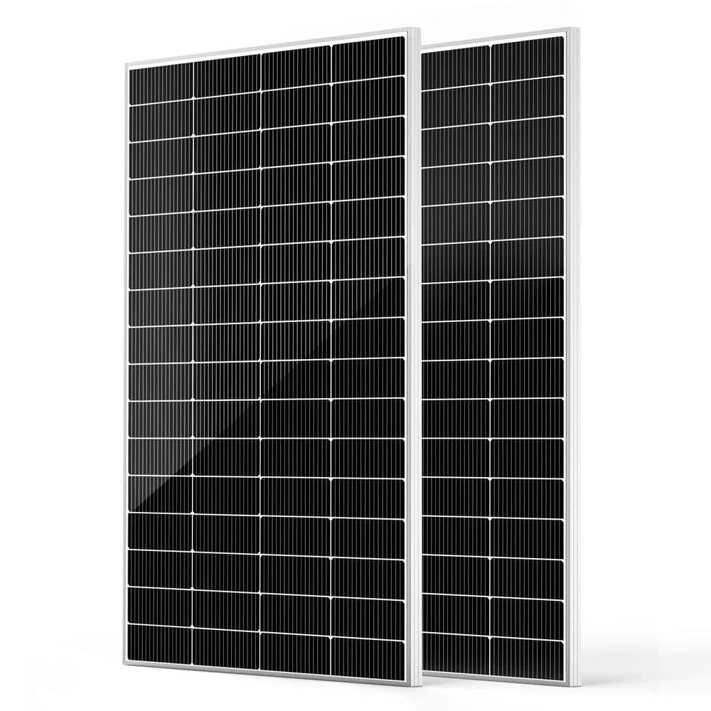 HQST 2-Pieces 200-Watt N-Type 16BB Monocrystalline Solar Panel 400-Watt Compact Lightweight Backup Power for RV Cabin