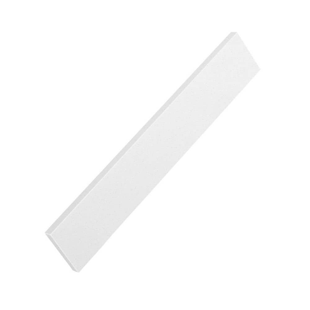 LANDOLT 21 in. W Quartz Vanity Sidesplash in White (1)