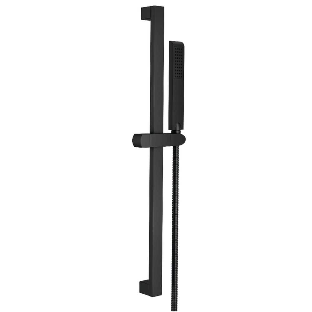 Kingston Brass Vilbosch 24 in. Shower Slide Bar in Matte Black (1)