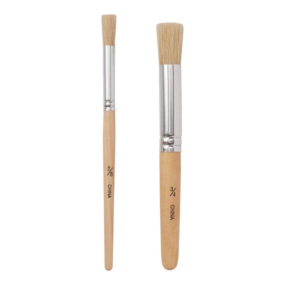 PRIVATE BRAND UNBRANDED 2-Piece Stencil Paint Brush Set (1)
