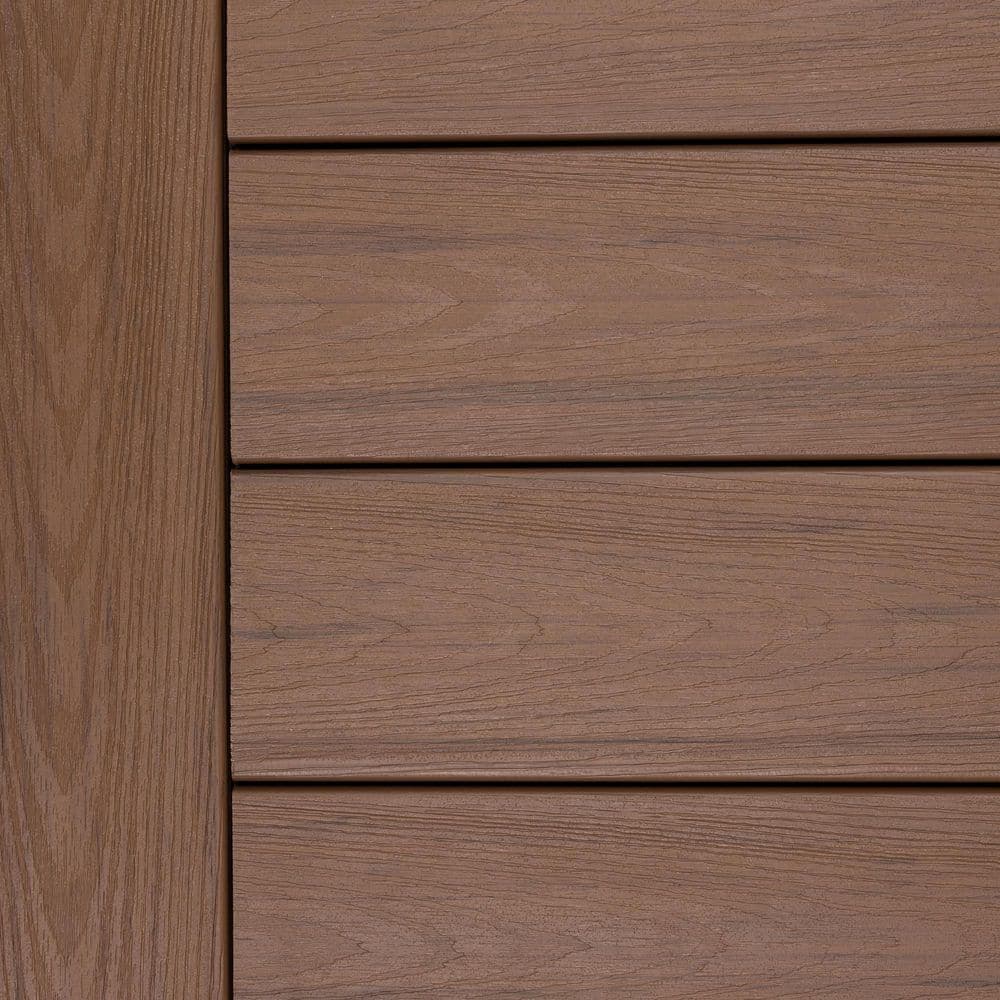 Deckorators Altitude 1/2 in. x 12 in. x 12 ft. Sequoia Brown Composite Decking Fascia Board