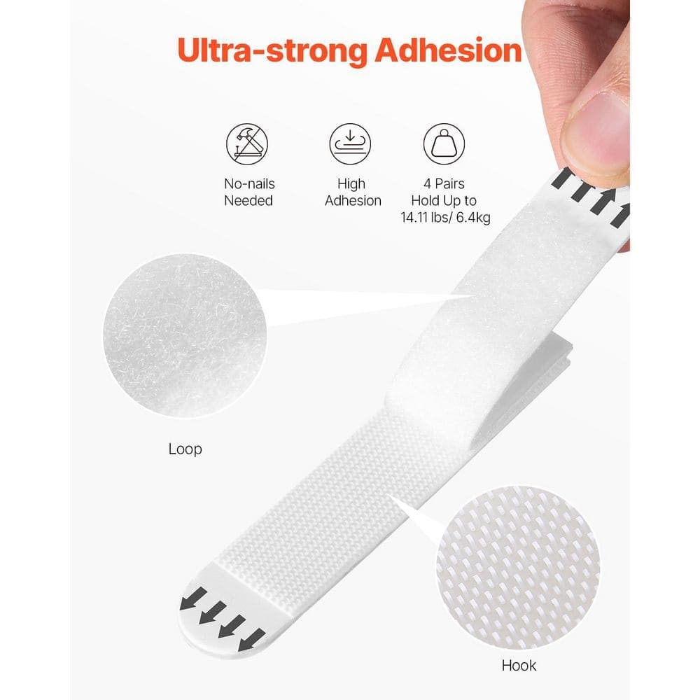 SKYSHALO Picture Hanging Strips, 2025 Upgrade 34 Pairs, Large Picture Hangers with Removable Adhesive, Hanging Adhesive Strip (3)