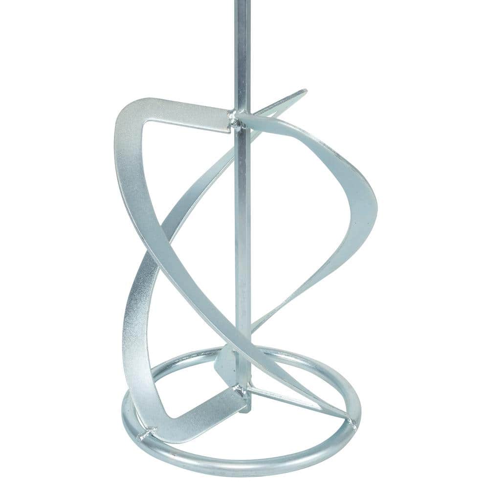 QEP 30 in. Steel XL Spiral Pro Thinset and Grout Mixing Paddle for Corded Drills (4)