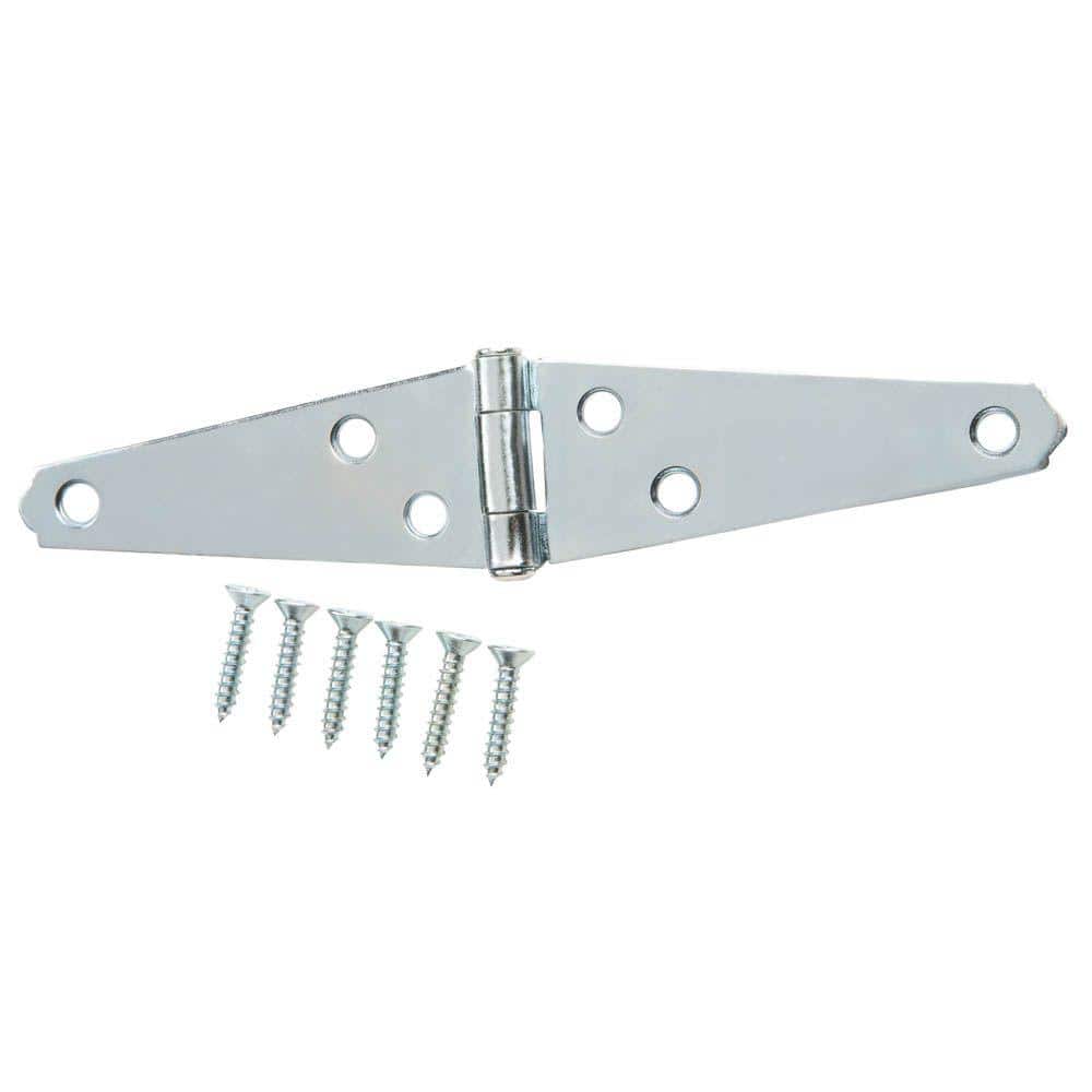 Everbilt (2-Pack) 3 in. Zinc-Plated Strap Hinge (2)