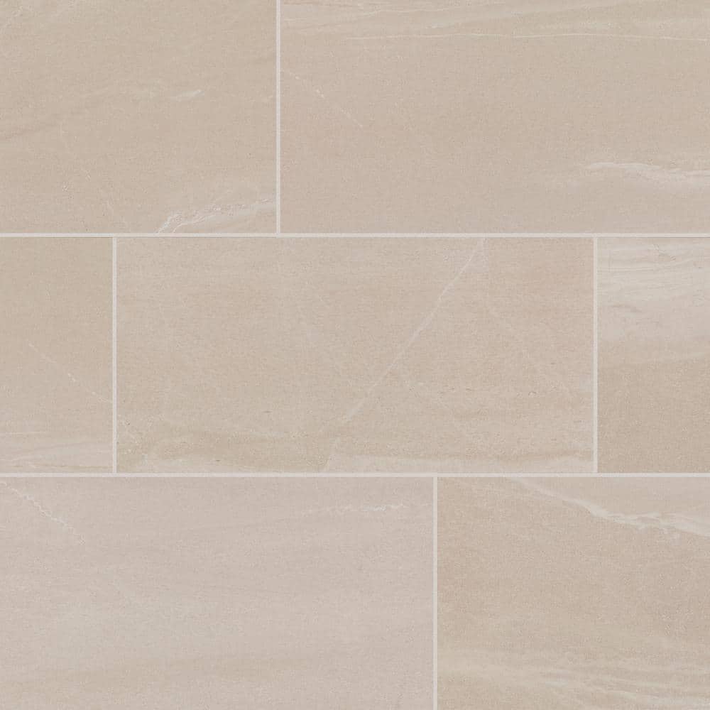Daltile Rorington Taupe 12 in. x 24 in. Glazed Porcelain Floor and Wall Tile (1.95 sq. ft/Each) (2)