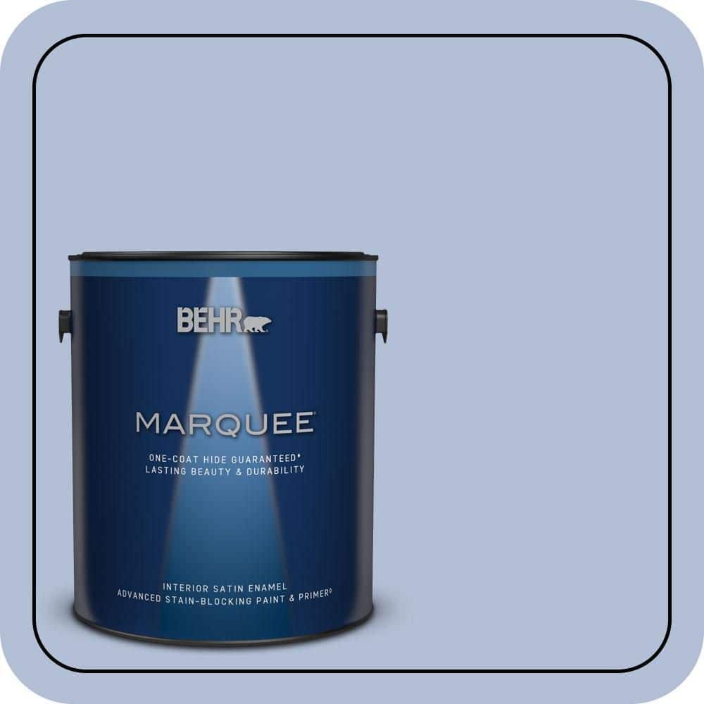 BEHR MARQUEE 1 gal. #MQ5-45 Movie Magic One-Coat Hide Satin Enamel Interior Paint & Primer (1)