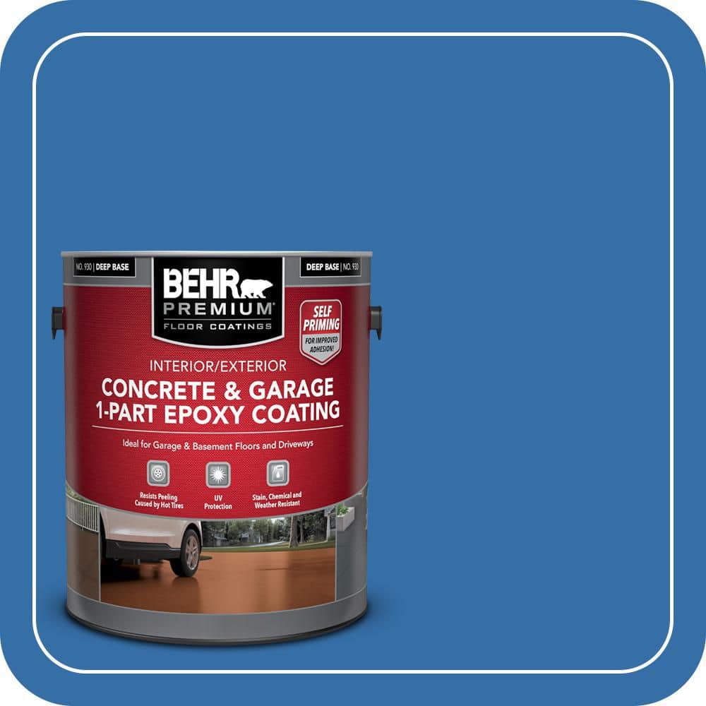 BEHR PREMIUM #P520-6 Self-Priming 1-Part Epoxy Satin Interior/Exterior Concrete and Garage Floor Paint (1)