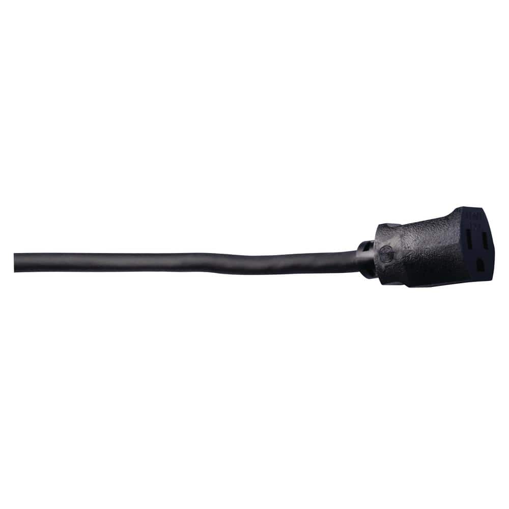 Southwire 100 ft. 12/3 SJEOOW Black Polar/Solar Standard Extension Cord (3)