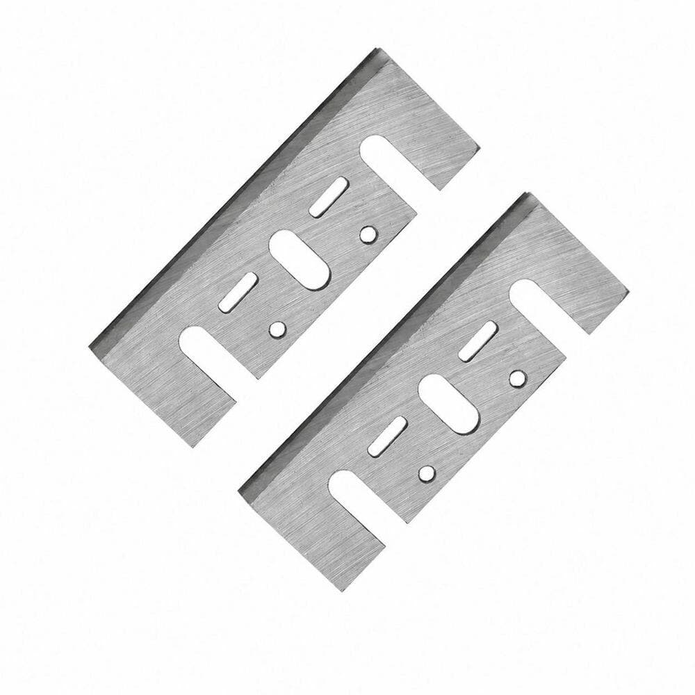LAIFUCAM 3-1/4 in. Carbide Planer Blades with Machined Locator Holes for Makita KP0800K DeWalt DW680K 2-Pack (2)
