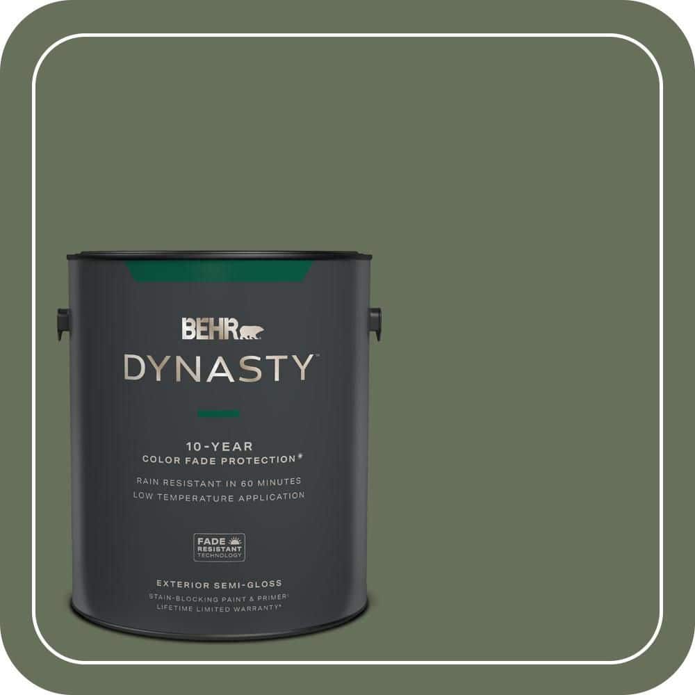 BEHR DYNASTY 1 gal. #N390-6 Laurel Garland Semi-Gloss Exterior Stain-Blocking Paint & Primer
