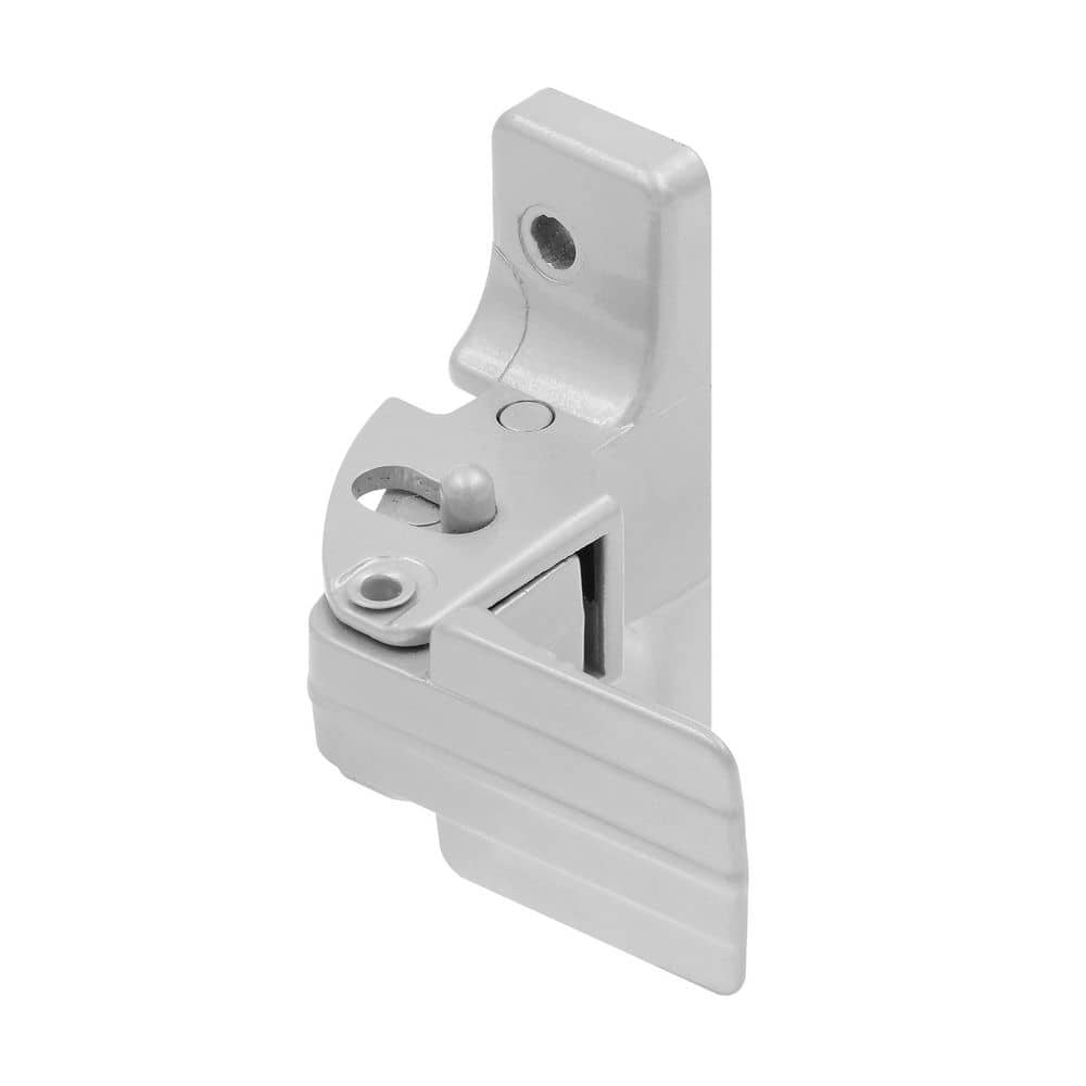 Prime-Line Storm & Screen Door Push Button Handle Set w/ Interior Latch 1-1/2" Hole Center, Strike & Screws, Silver (Single Pack) (3)