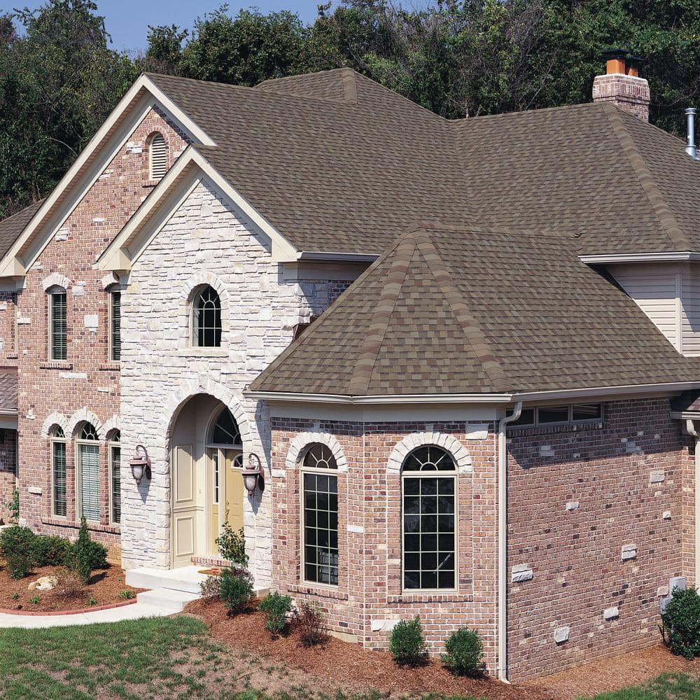 Tamko Hip and Ridge Natural Timber Hip and Ridge Cap Roofing Shingles (33.3 lin. ft. Per Bundle) (2)