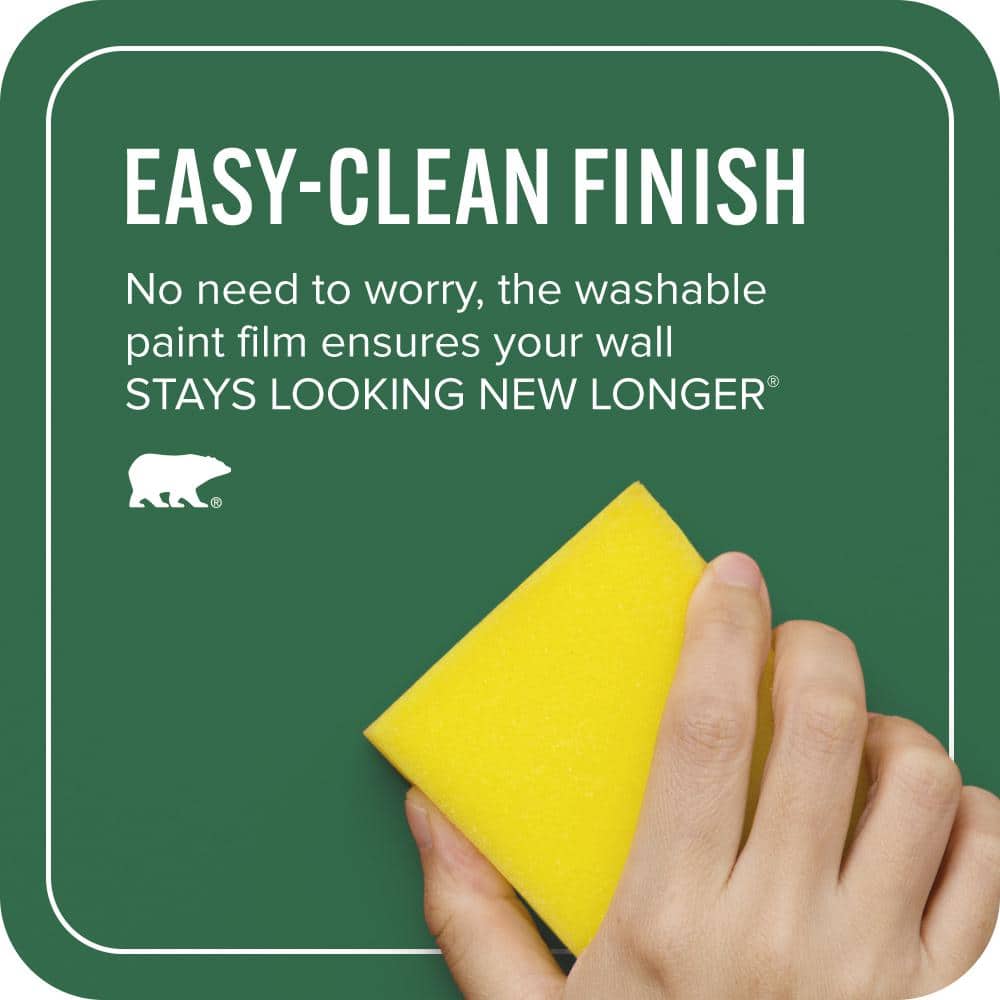 BEHR ULTRA 1 gal. #S-H-460 Chopped Chive Extra Durable Semi-Gloss Enamel Interior Paint & Primer (4)
