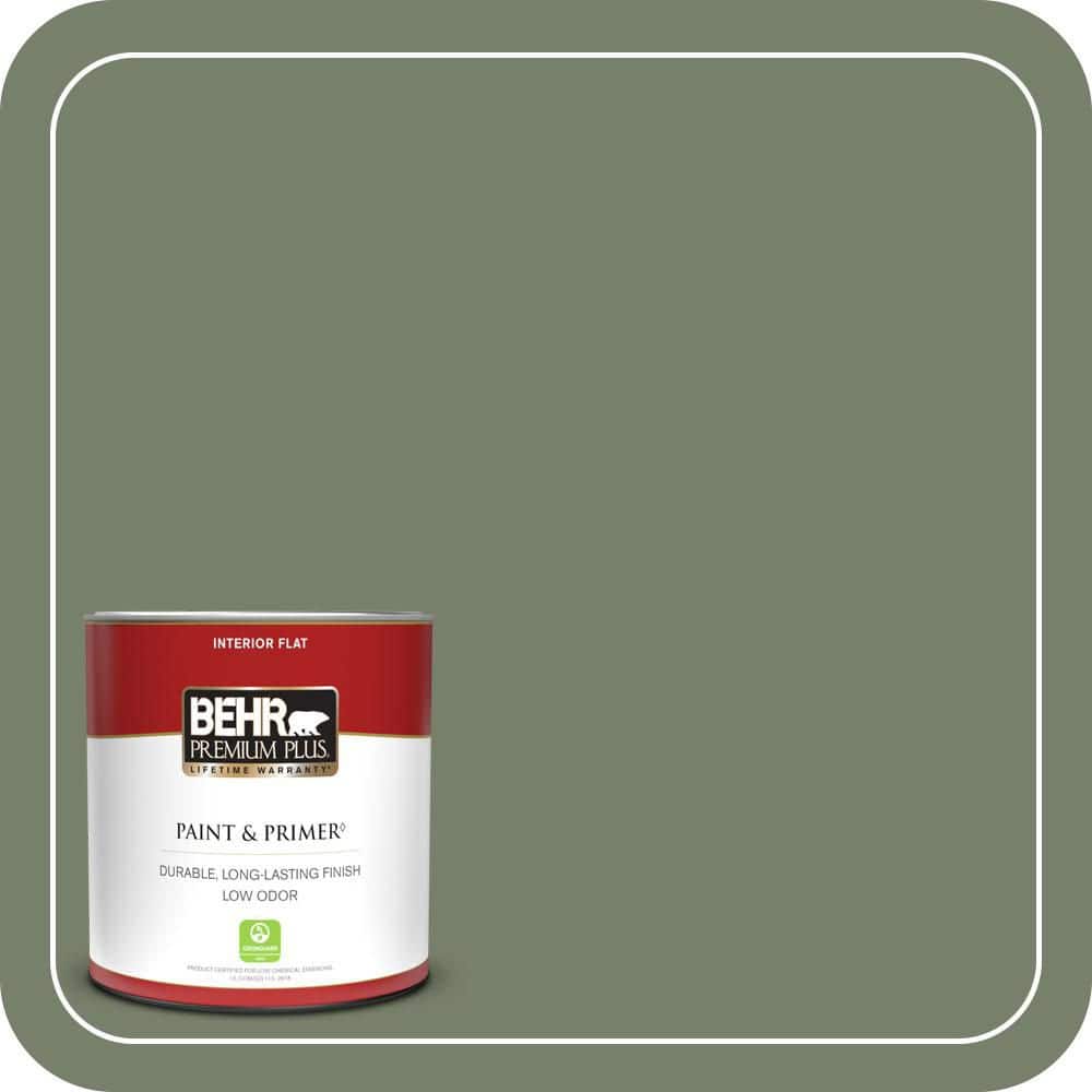 BEHR PREMIUM PLUS #430F-5 Bahia Grass Enamel Low Odor & Primer