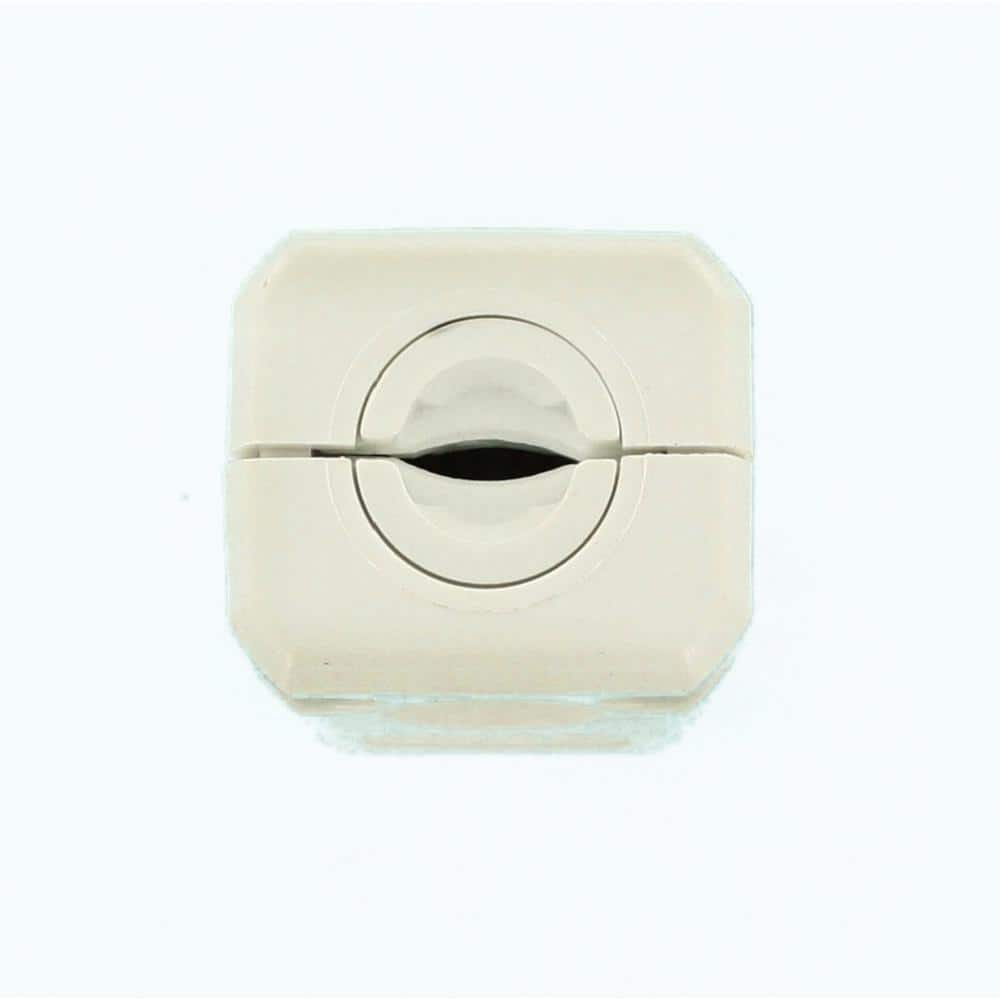 Leviton 20 Amp 250-Volt Python Hospital Grade Straight Blade Grounding Plug, White 8456-V (3)