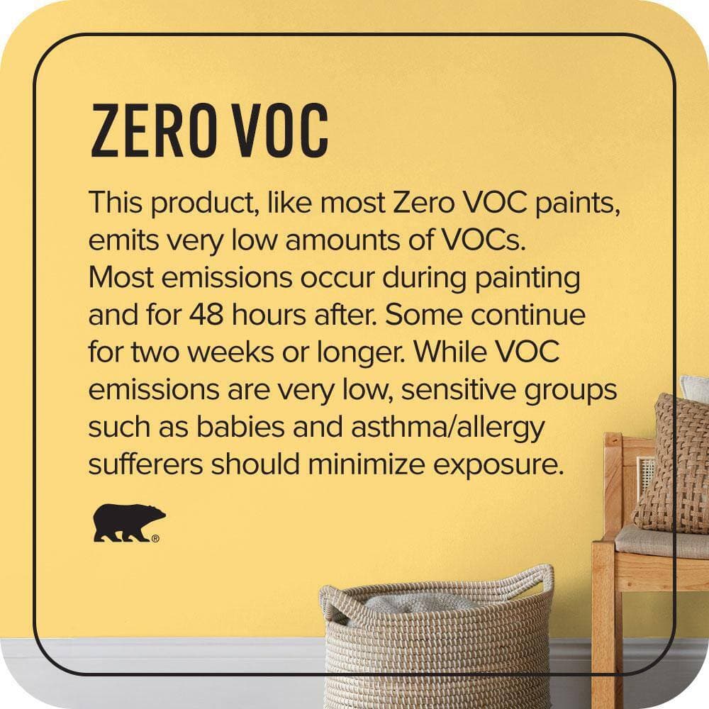 BEHR PREMIUM PLUS #HDC-SM16-05 Deviled Egg Enamel Low Odor & Primer (4)