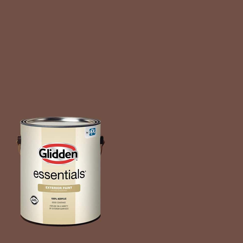 Glidden Essentials 1 gal. PPG1061-7 Big Foot Flat Exterior Paint