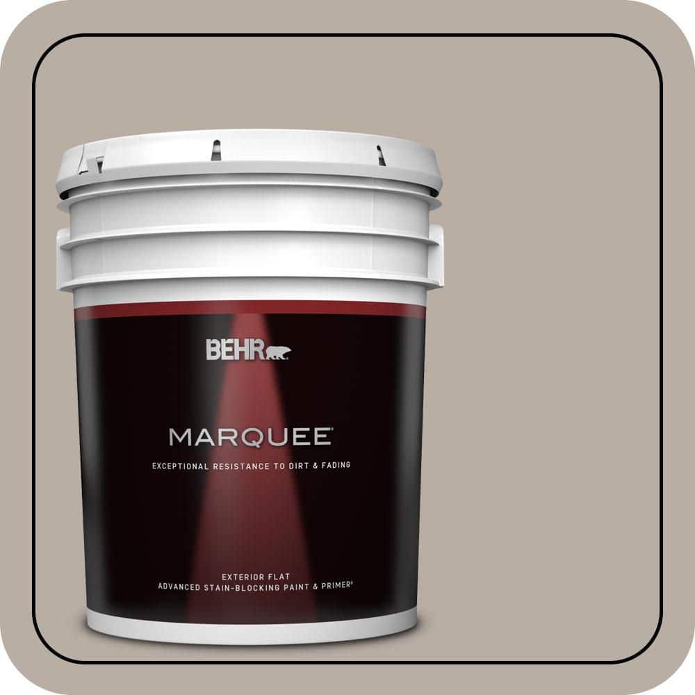 BEHR MARQUEE 5 gal. #T18-08 Off the Grid Flat Exterior Paint & Primer