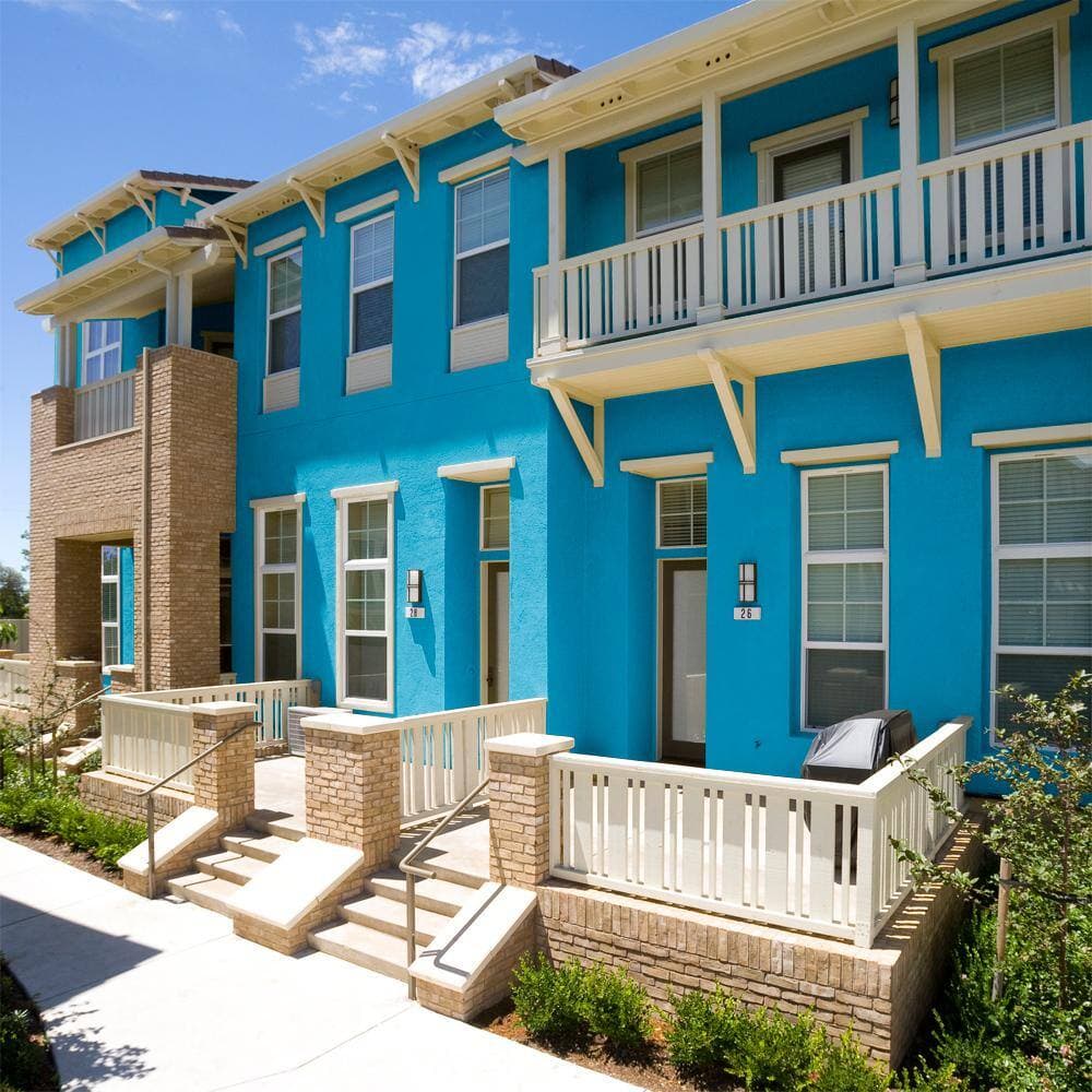 BEHR PRO 1 gal. #S-G-550 Artesian Water Flat Exterior Paint (4)
